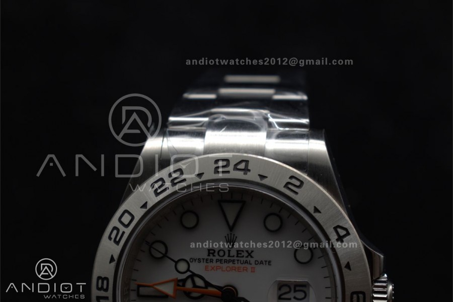 Explorer II 42mm 226570 904L SS C+F 1:1 Best Edition White Dial on Bracelet VR3285 CHS