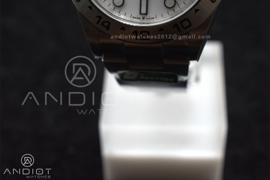 Explorer II 42mm 226570 904L SS C+F 1:1 Best Edition White Dial on Bracelet VR3285 CHS
