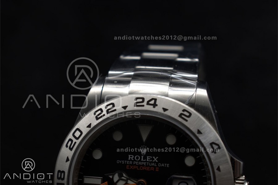 Explorer II 42mm 226570 904L SS C+F 1:1 Best Edition Black Dial on Bracelet VR3285 CHS