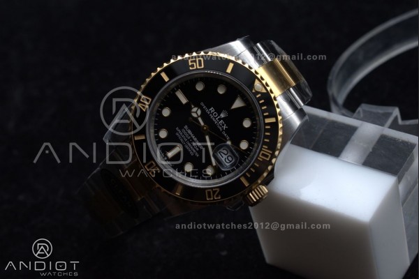 Submariner 126613 LN SS/YG Black Ceramic 904L Stee...