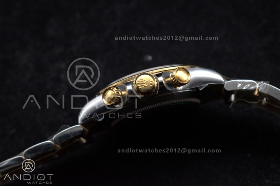 Daytona 116503 Clean 1:1 Best Edition White Dial Arabic Markers on SS/YG Bracelet SA4130 V2