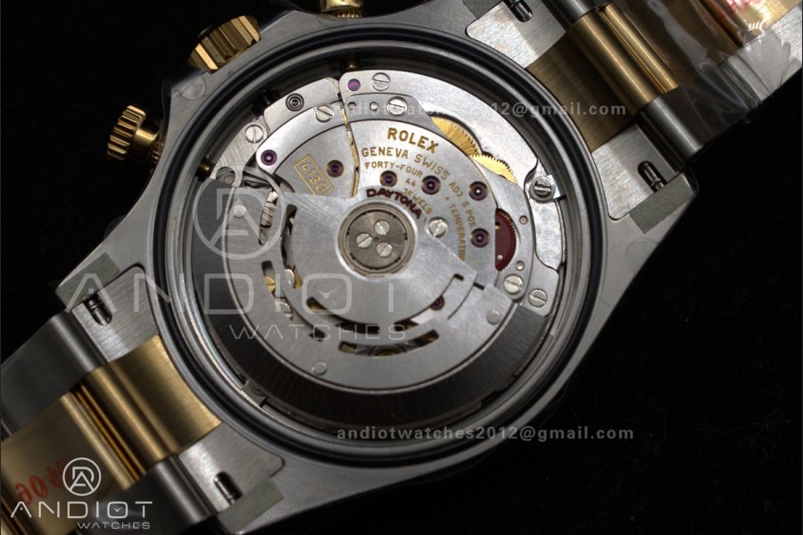 Daytona 116503 Clean 1:1 Best Edition White Dial Arabic Markers on SS/YG Bracelet SA4130 V2