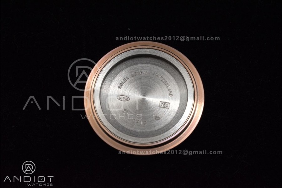DayDate 40 RG GSF Gain Weight Brown Roman Dial on President Bracelet A2836