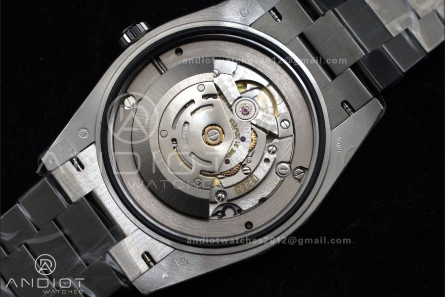 DayDate 40 SS GSF Gain Weight Green Roman Dial Bezel on President Bracelet A2836