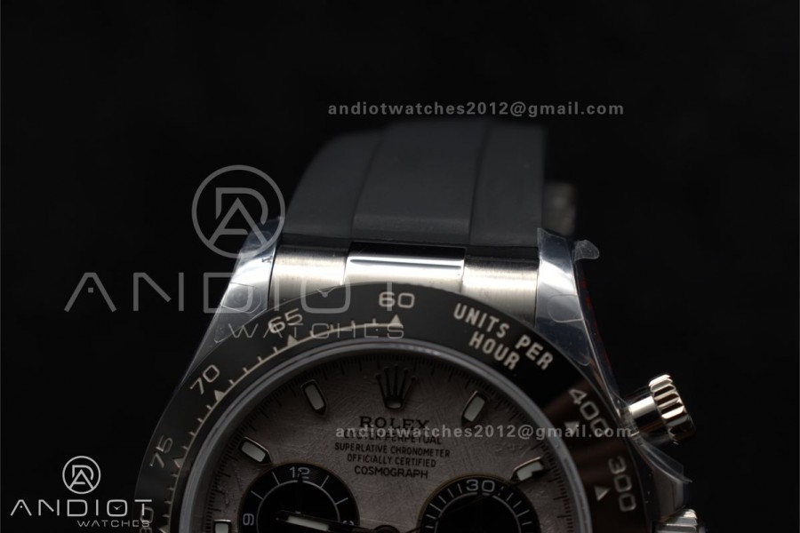 Daytona 116519 QF 1:1 Best Edition Meteorite Dial on Oysterflex Strap SH4130 V3 (Gain Weight)