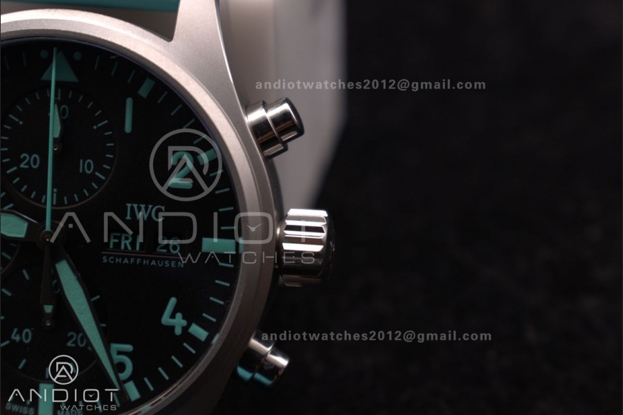 2023 TW Factory Best 1:1 / IWC Chronograph IW388106 Mercedes-AMG Petronas FORMULA ONE TEAM Green