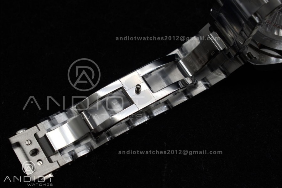 Aqua Terra GMT Worldtimer 43mm Green Ceramic VSF 1:1 Best Edition on SS Bracelet A8938 Super Clone