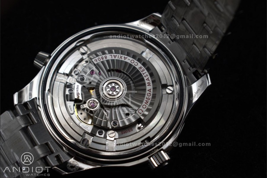 Seamaster Diver 300M Nekton VSF 1:1 Best Edition Black Dial on SS Bracelet A8806