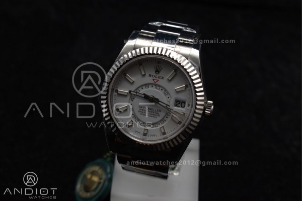 Sky-Dweller 326934 904L SS ZF 1:1 Best Edition Whi...