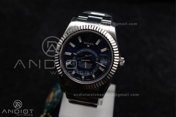 Sky-Dweller 326934 904L SS ZF 1:1 Best Edition Blu...
