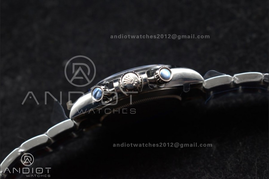 Daytona 116500 ZF 1:1 Best Edition 904L SS Case and Bracelet White Dial SH4130
