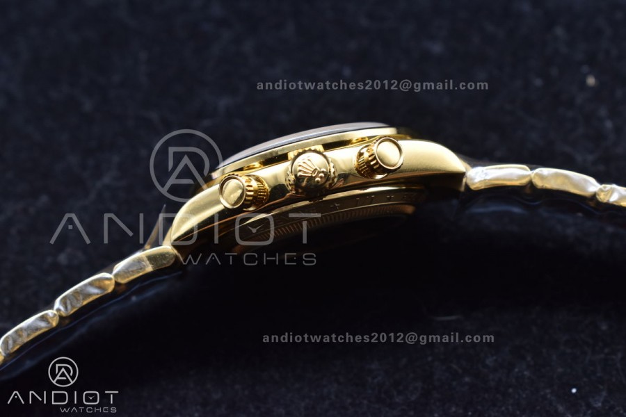 Daytona YG ADGF Best Edition YG/Black Dial on YG Bracelet A7750