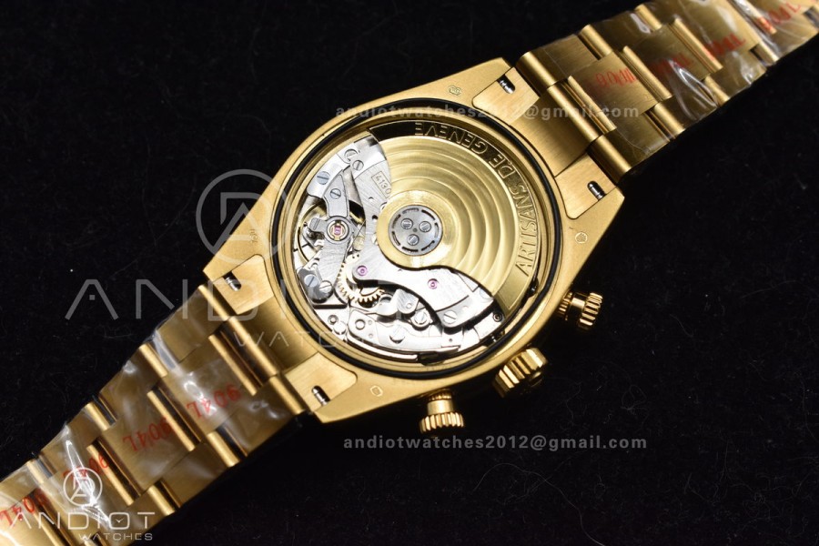 Daytona YG ADGF Best Edition YG/Black Dial on YG Bracelet A7750