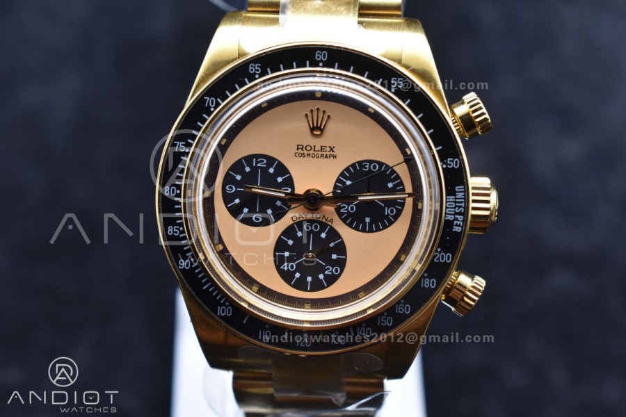 Daytona YG ADGF Best Edition YG/Black Dial on YG Bracelet A7750
