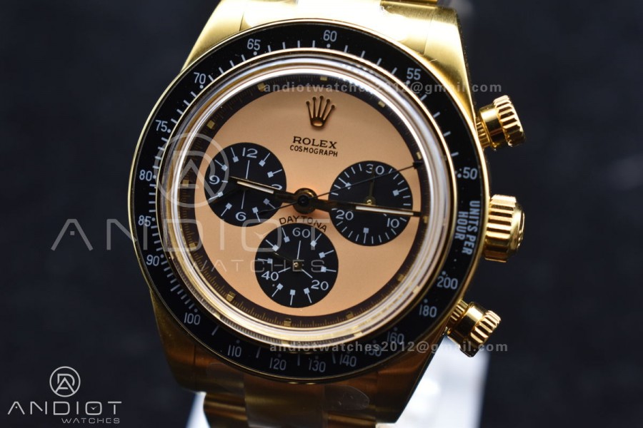 Daytona YG ADGF Best Edition YG/Black Dial on YG Bracelet A7750