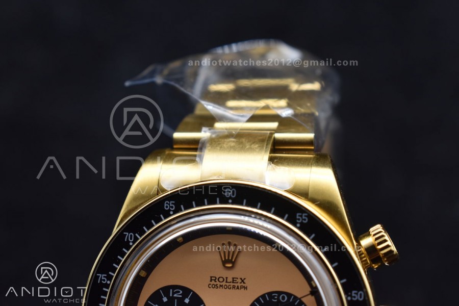 Daytona YG ADGF Best Edition YG/Black Dial on YG Bracelet A7750