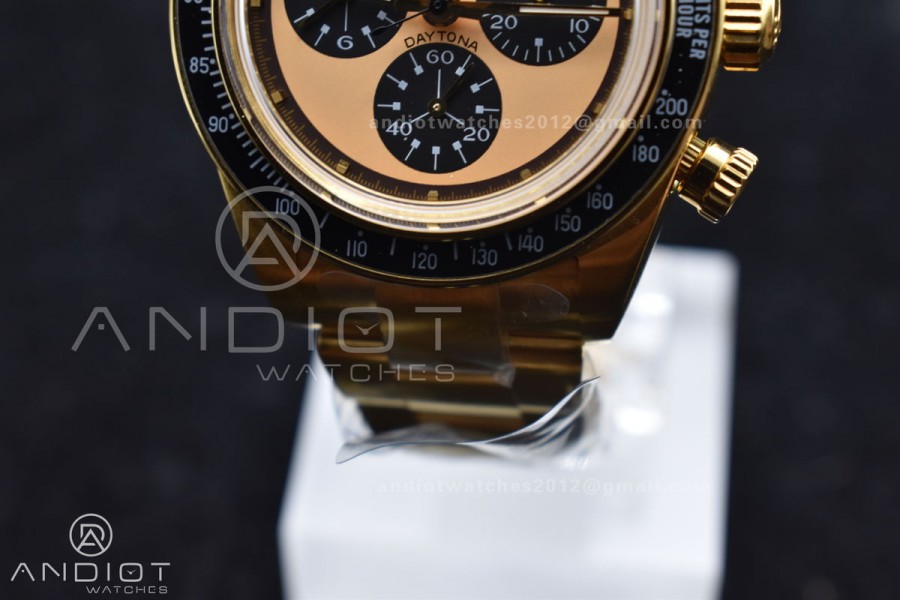 Daytona YG ADGF Best Edition YG/Black Dial on YG Bracelet A7750
