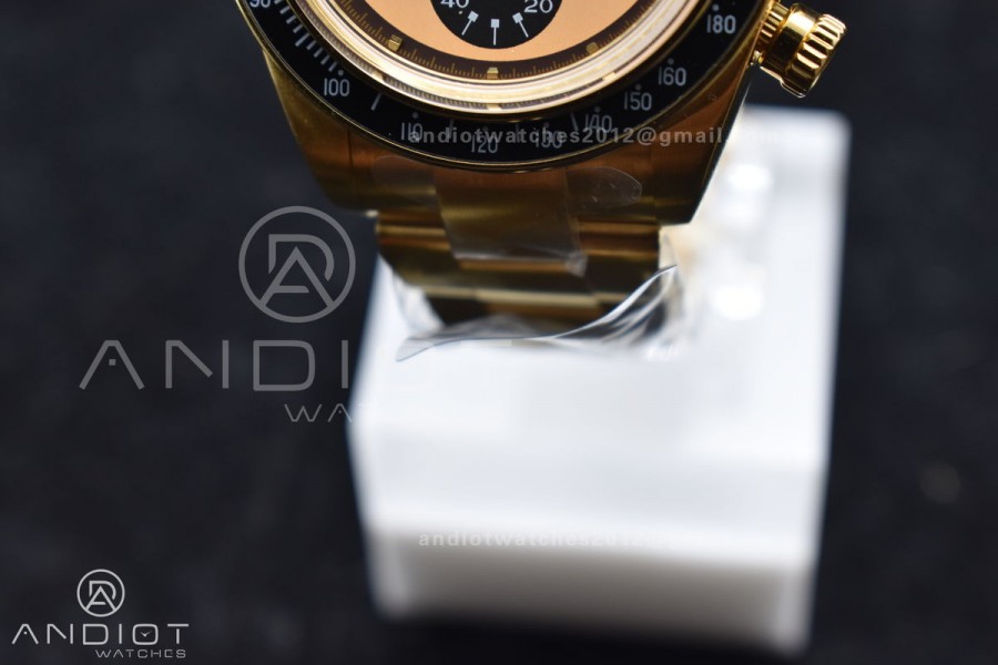 Daytona YG ADGF Best Edition YG/Black Dial on YG Bracelet A7750