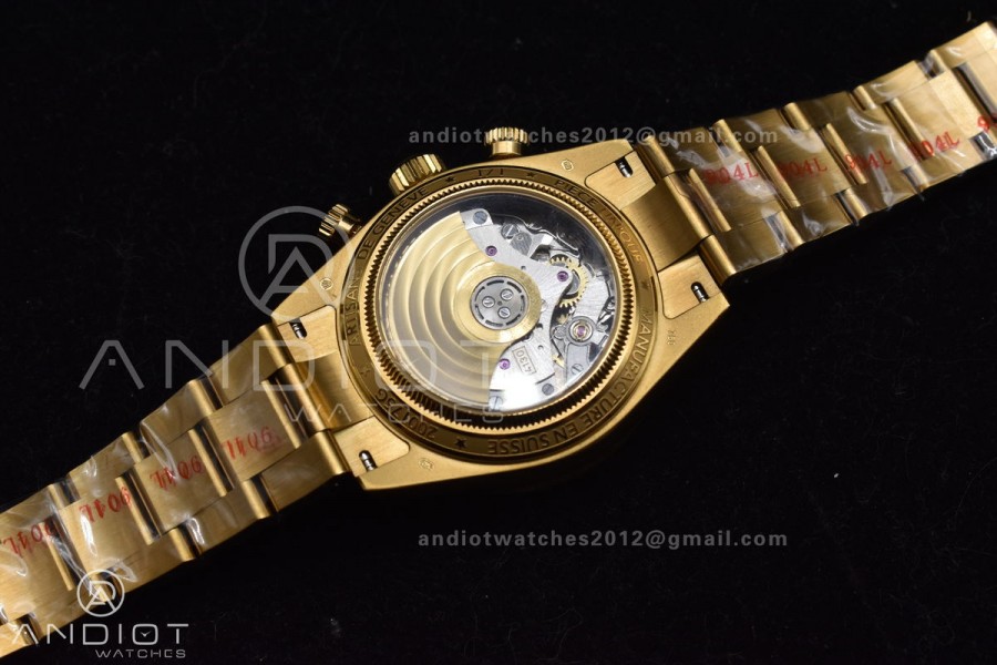 Daytona YG ADGF Best Edition Green/YG Dial on YG Bracelet A7750