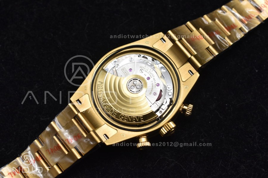 Daytona YG ADGF Best Edition Green/YG Dial on YG Bracelet A7750