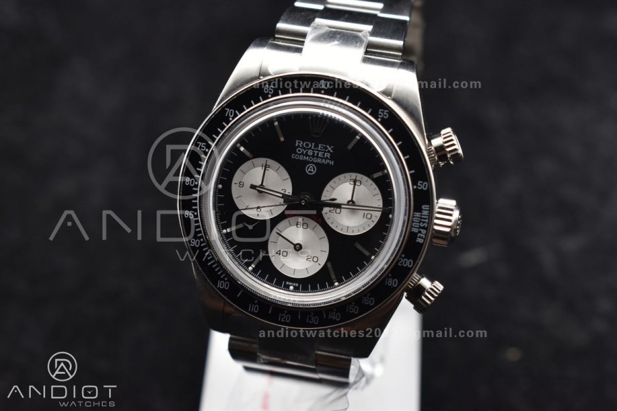 Daytona SS ADGF Best Edition Black/White Dial on SS Bracelet A7750