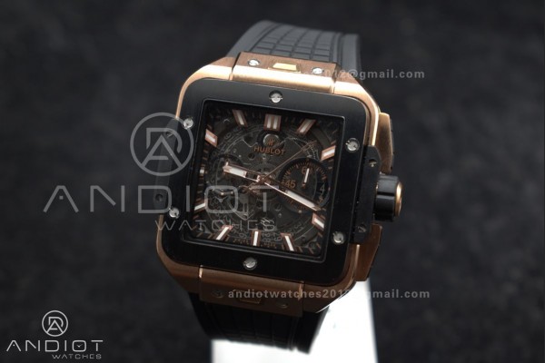 Square Bang Unico 42mm RG BBF 1:1 Best Edition Ske...