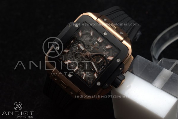 Square Bang Unico 42mm RG BBF 1:1 Best Edition Ske...