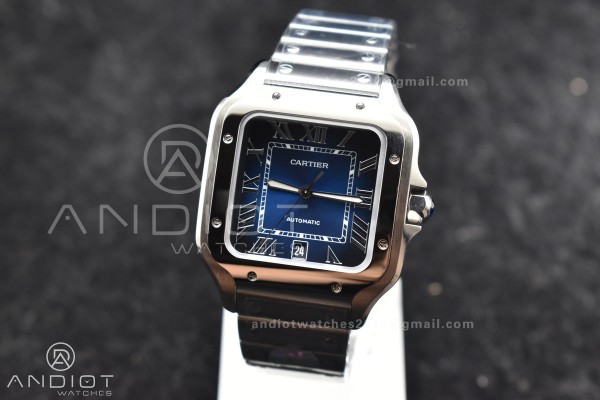 Santos de Cartier 40mm SS BVF 1:1 Best Edition Blu...