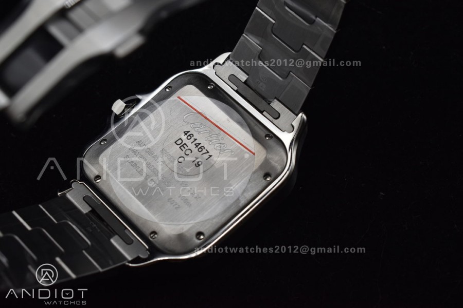 Santos de Cartier 40mm SS/YG BVF 1:1 Best Edition White Dial on SS/YG SmartLinks Bracelet MIYOTA 9015 V2