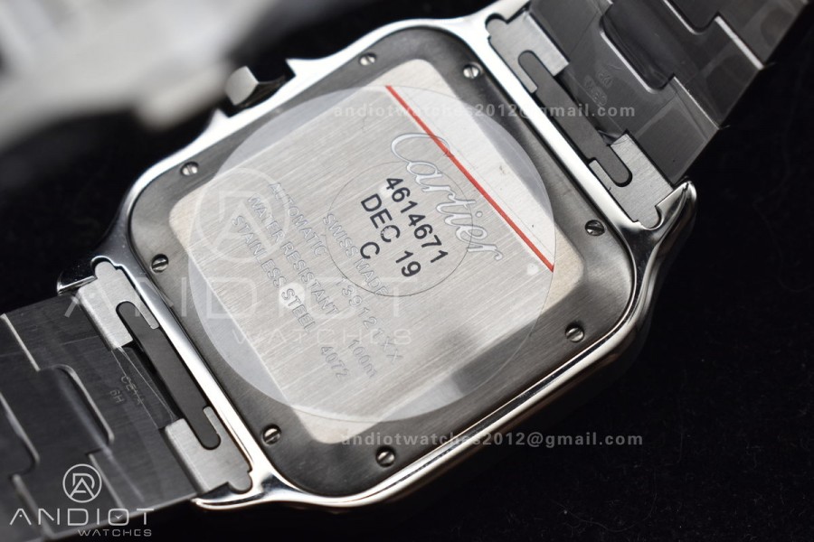 Santos de Cartier 40mm SS/YG BVF 1:1 Best Edition White Dial on SS/YG SmartLinks Bracelet MIYOTA 9015 V2