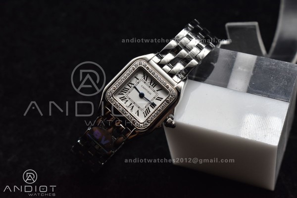 Panthère 22mm BVF 1:1 Best Edition SS White Dial ...