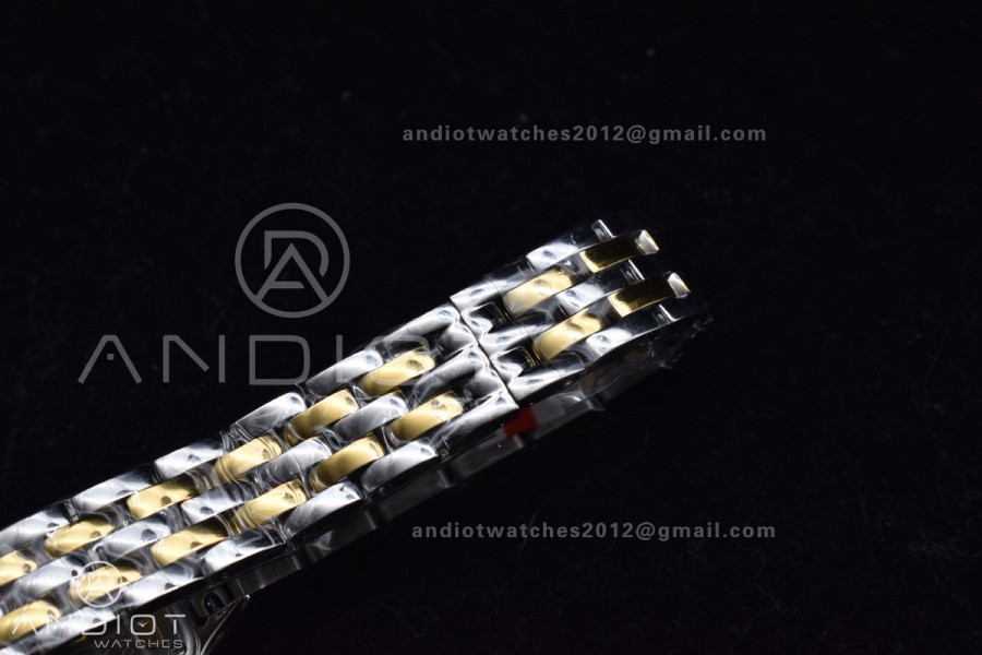 Panthère 22mm BVF 1:1 Best Edition SS/YG White Dial on SS/YG Bracelet Ronda Quartz