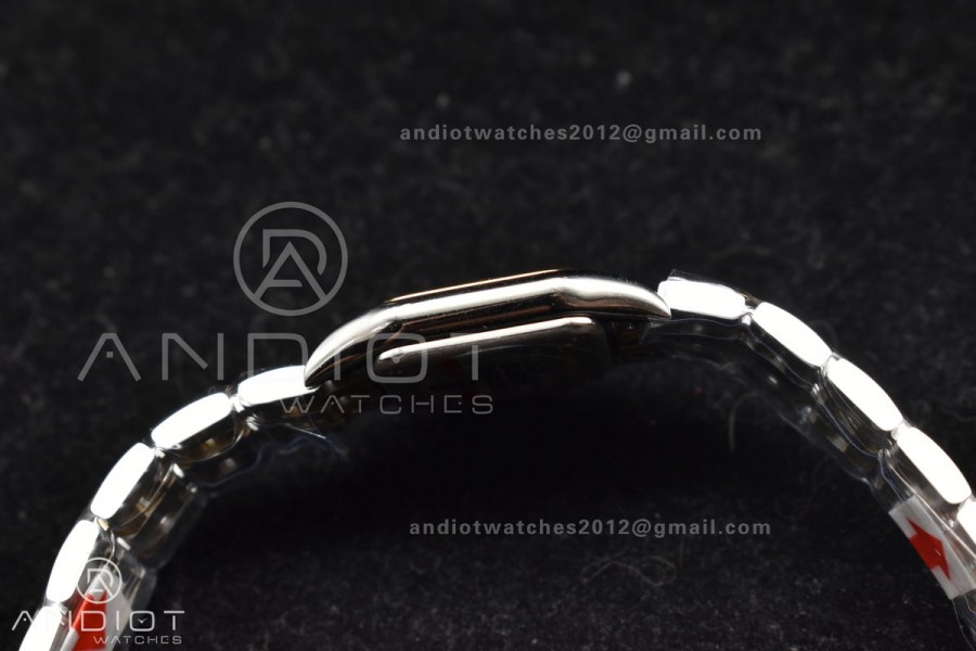 Panthère 22mm BVF 1:1 Best Edition SS/YG White Dial on SS/YG Bracelet Ronda Quartz