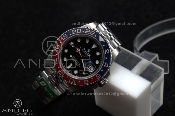 GMT Master II 126710 BLRO Pepsi 904L SS C+F 1:1 Be...