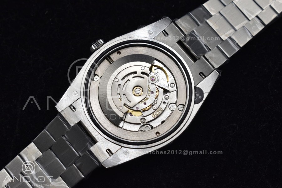 DayDate 40 SS GSF Gain Weight Iced Blue Crystal Dial On President Bracelet A2836
