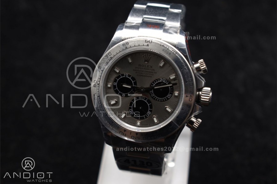 Daytona 116509 QF 1:1 Best Edition Grey Dial on SS Bracelet SA4130