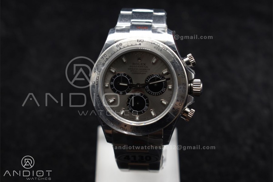 Daytona 116509 QF 1:1 Best Edition Grey Dial on SS Bracelet SA4130