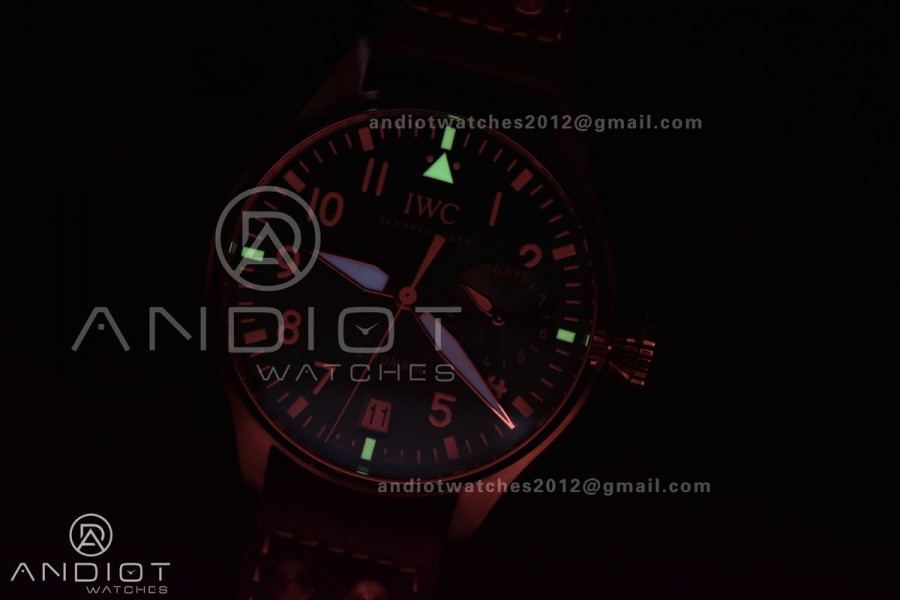 Big Pilot Real IW500901 ZF Best Edition on Brown Leather Strap A51110