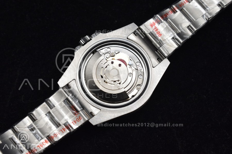 GMT 40mm Full Diamonds SS AMGF Best Edition Diamond Dial On Bracelet On VR3186