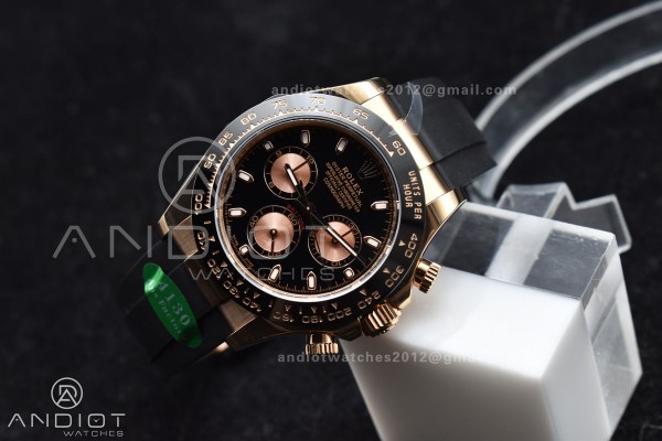 Daytona 116518 APSF 1:1 Best Edition Black/RG Dial...