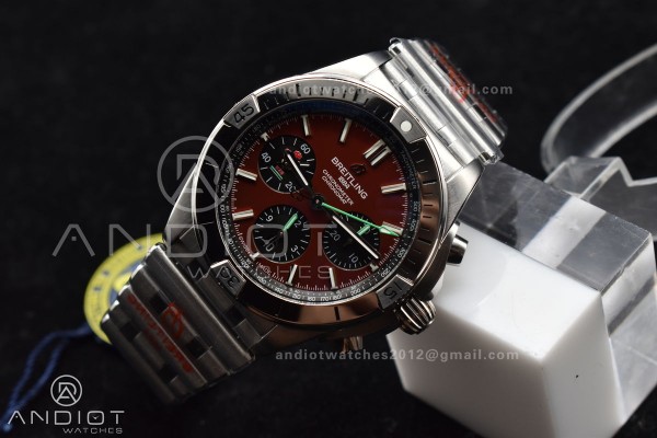 Chronomat B01 44mm SS BLSF 1:1 Best Edition Red Di...