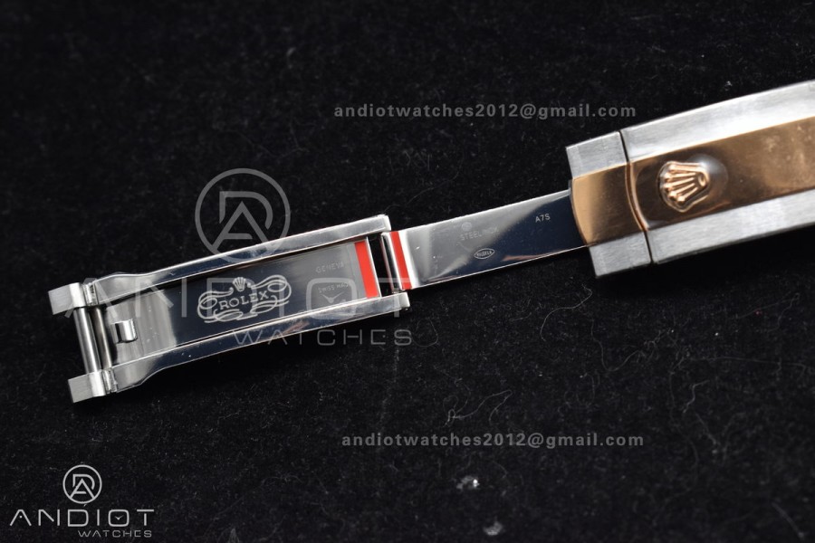 DateJust 41 126331 Clean 1:1 Best Edition 904L Steel RG Diamonds Dial on SS/RG Jubilee Bracelet VR3235