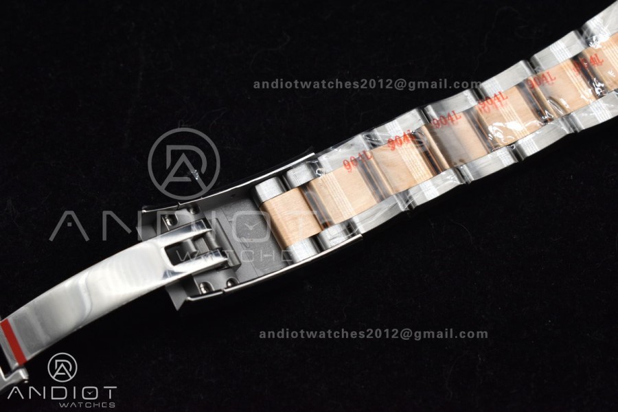 DateJust 41 126331 Clean 1:1 Best Edition 904L Steel RG Diamonds Dial on SS/RG Jubilee Bracelet VR3235