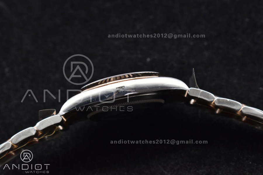 DateJust 41 126331 Clean 1:1 Best Edition 904L Steel RG Diamonds Dial on SS/RG Jubilee Bracelet VR3235