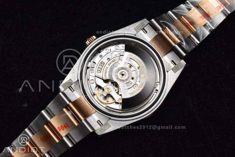 DateJust 41 126331 Clean 1:1 Best Edition 904L Steel RG Diamonds Dial on SS/RG Jubilee Bracelet VR3235