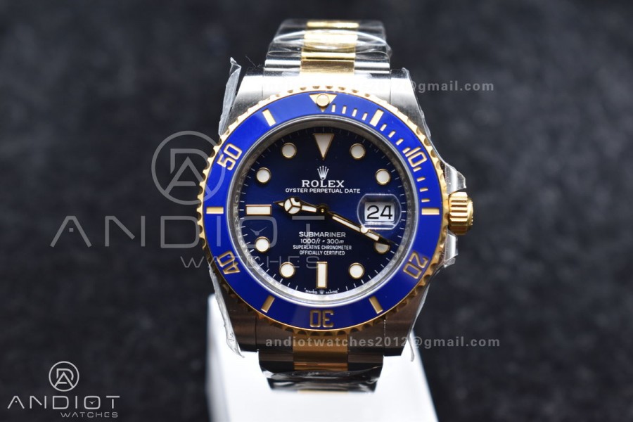 Submariner 41mm 126613 LB SS/YG Blue Ceramic 904L Steel Clean 1:1 Best Edition VR3235 V2
