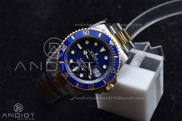 Submariner 41mm 126613 LB SS/YG Blue Ceramic 904L ...