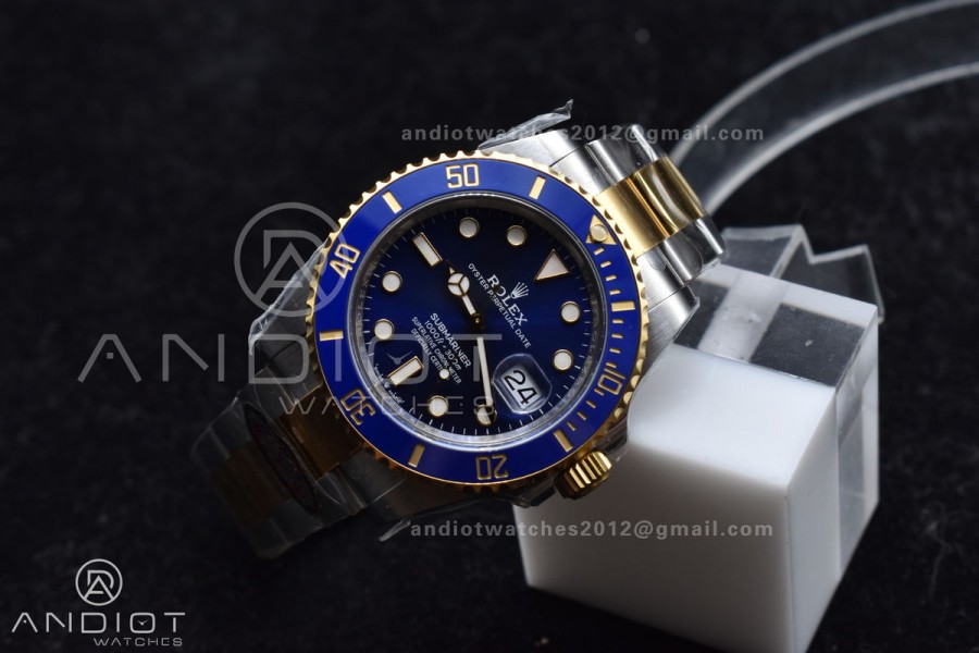 Submariner 41mm 126613 LB SS/YG Blue Ceramic 904L Steel Clean 1:1 Best Edition VR3235 V2