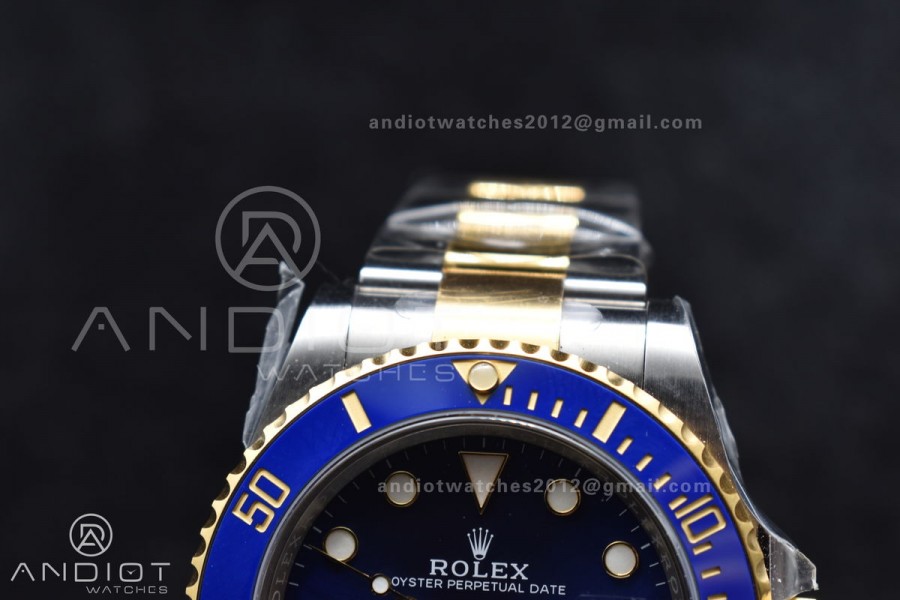 Submariner 41mm 126613 LB SS/YG Blue Ceramic 904L Steel Clean 1:1 Best Edition VR3235 V2