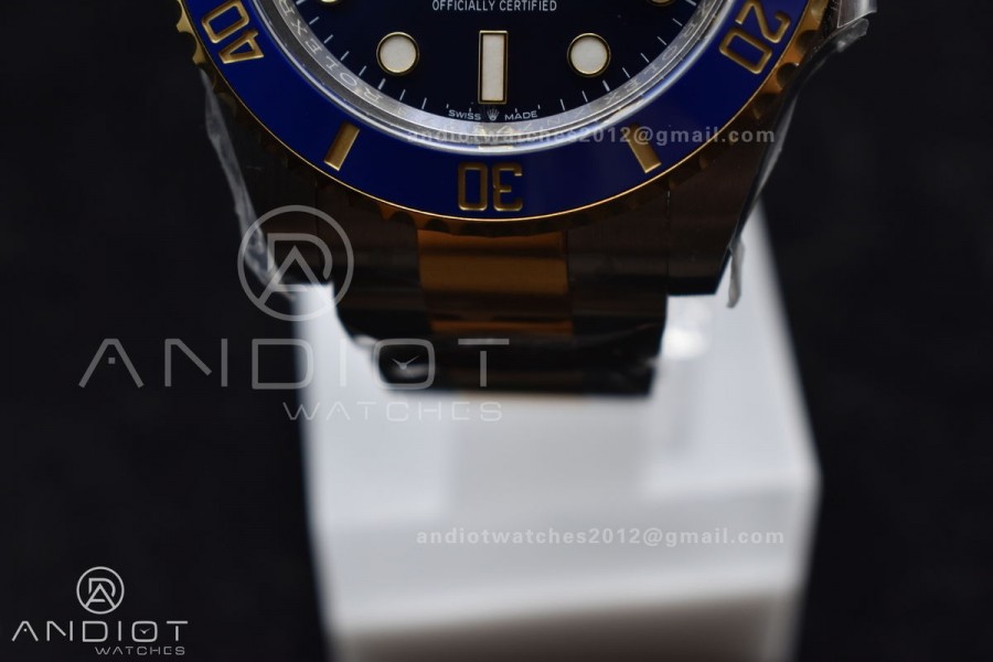 Submariner 41mm 126613 LB SS/YG Blue Ceramic 904L Steel Clean 1:1 Best Edition VR3235 V2